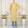 yellow kurti on mannequin